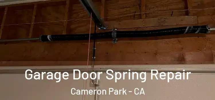  Garage Door Spring Repair Cameron Park - CA